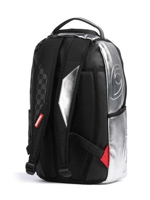 Mochila SPRAYGROUND 910B8940NSZ Silver Side Drip Backpack - Imagen 2