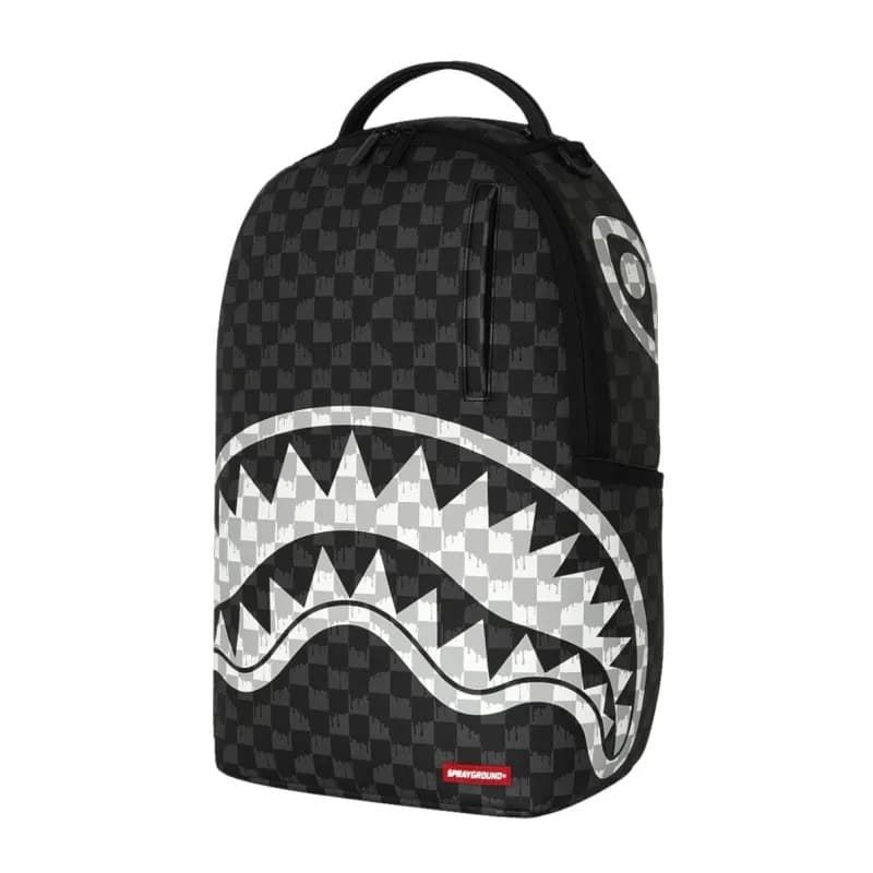 Mochila Sprayground Black & White Drip Check 910B8553NSZ - Imagen 2