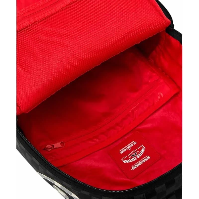Mochila Sprayground Black & White Drip Check 910B8553NSZ - Imagen 5