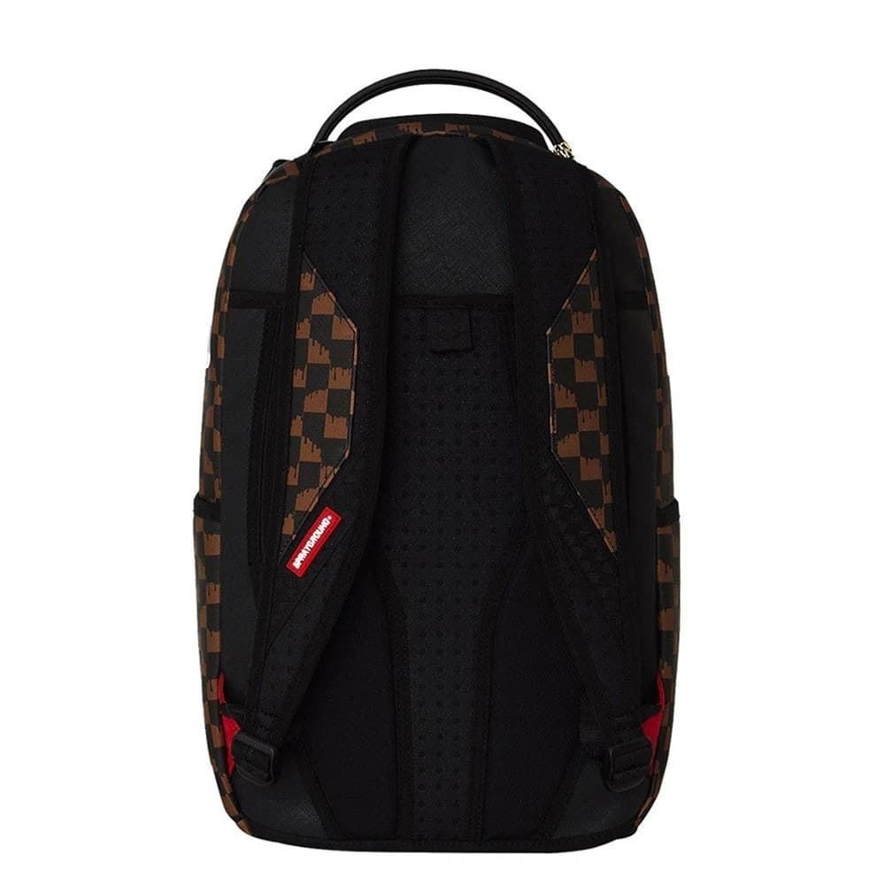 Mochila Sprayground Brown and Cream Drip Shark 910B8552NSZ - Imagen 2