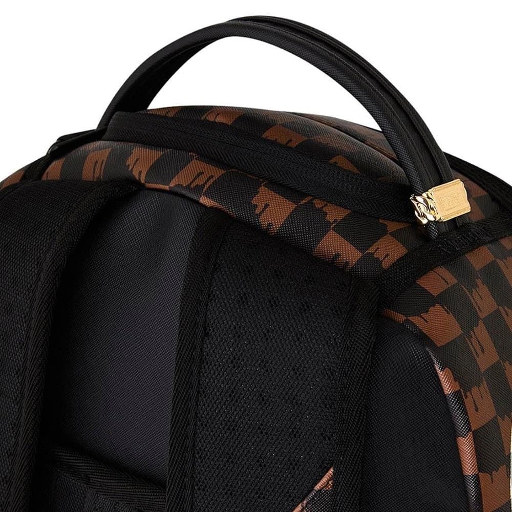 Mochila Sprayground Brown and Cream Drip Shark 910B8552NSZ - Imagen 7