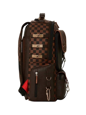Mochila Sprayground BROWN CHECKERED SPECIALOPS BACKPACK - Imagen 2