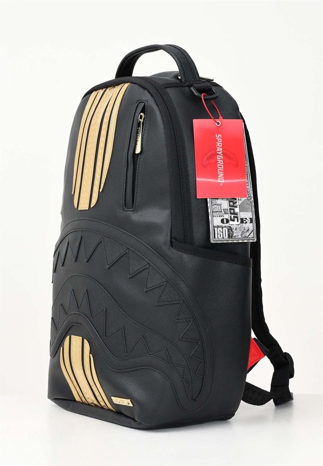 Mochila Sprayground Italy Racing Golden Stripes Bakcpack 910B7515NSZ - Imagen 2