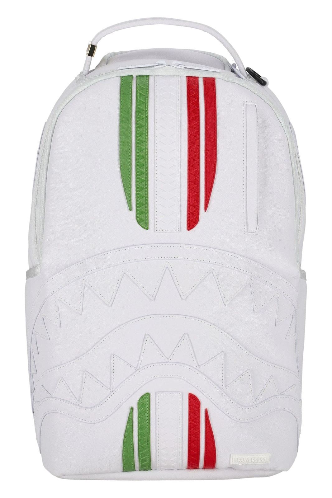 Mochila Sprayground Italy Racing Stripes Backpack White 910B6806NSZ - Imagen 1