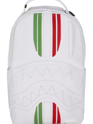 Mochila Sprayground Italy Racing Stripes Backpack White 910B6806NSZ - Imagen 1