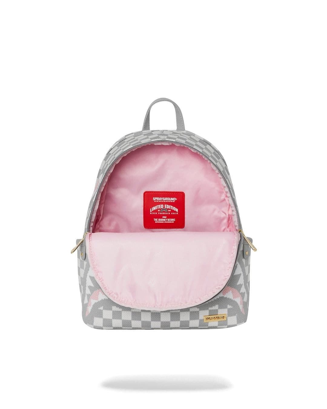Mochila Sprayground Knit Sharks in Paris in Cream Savage 910B7849NSZ - Imagen 5