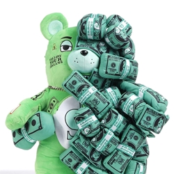 Mochila Sprayground Money On Money Bear 910B5046NSZ green - Imagen 1