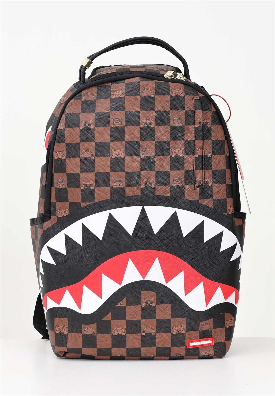 Mochila Sprayground Peeking Character Check Backpack 910B7331NSZ - Imagen 1