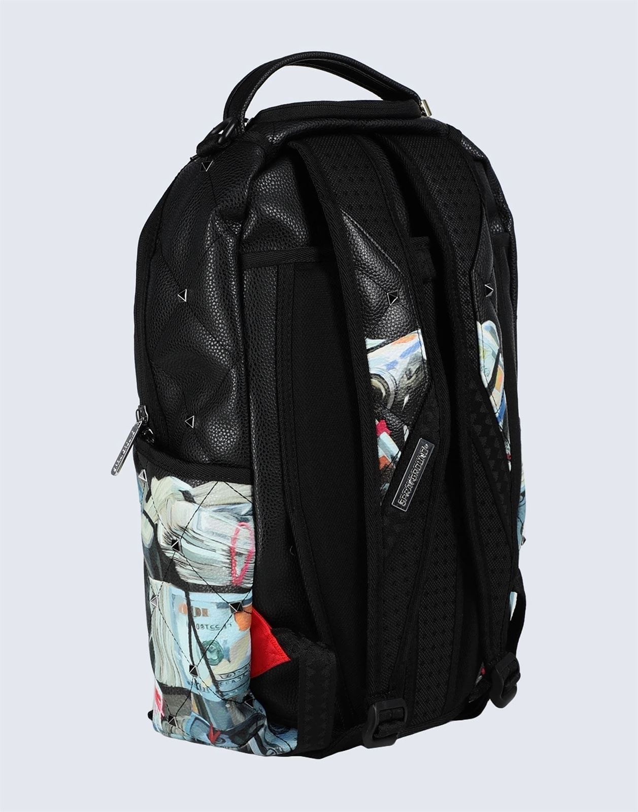 Mochila Sprayground Qulted Money Stash Studded Back pack - Imagen 2