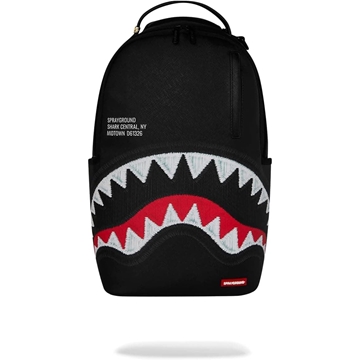 Mochila Sprayground Shark Central Black Embroidered 910B9629NSZ - Imagen 1