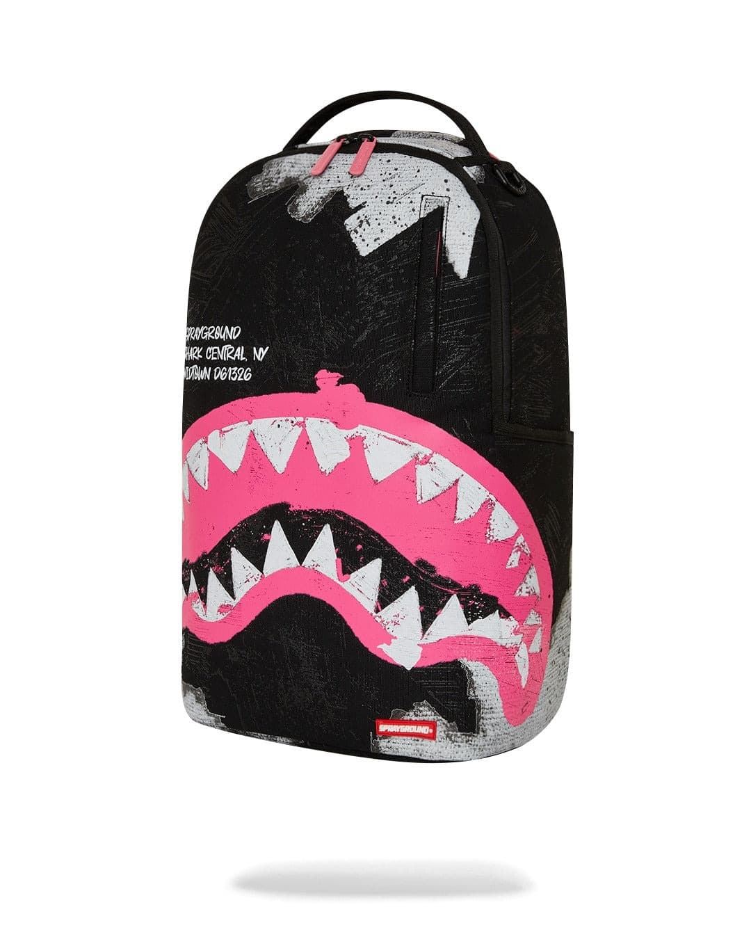 Mochila Sprayground Shark Central Sorbet Hand Painted DLX-Cotton 910B7631NSZ - Imagen 5