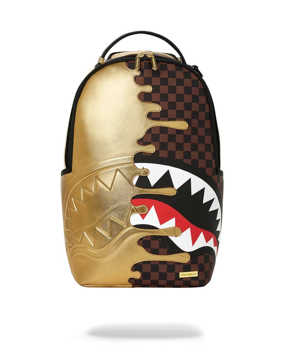 Mochila Sprayground Sharks in Paris Gold 910B9250NSZ - Imagen 1