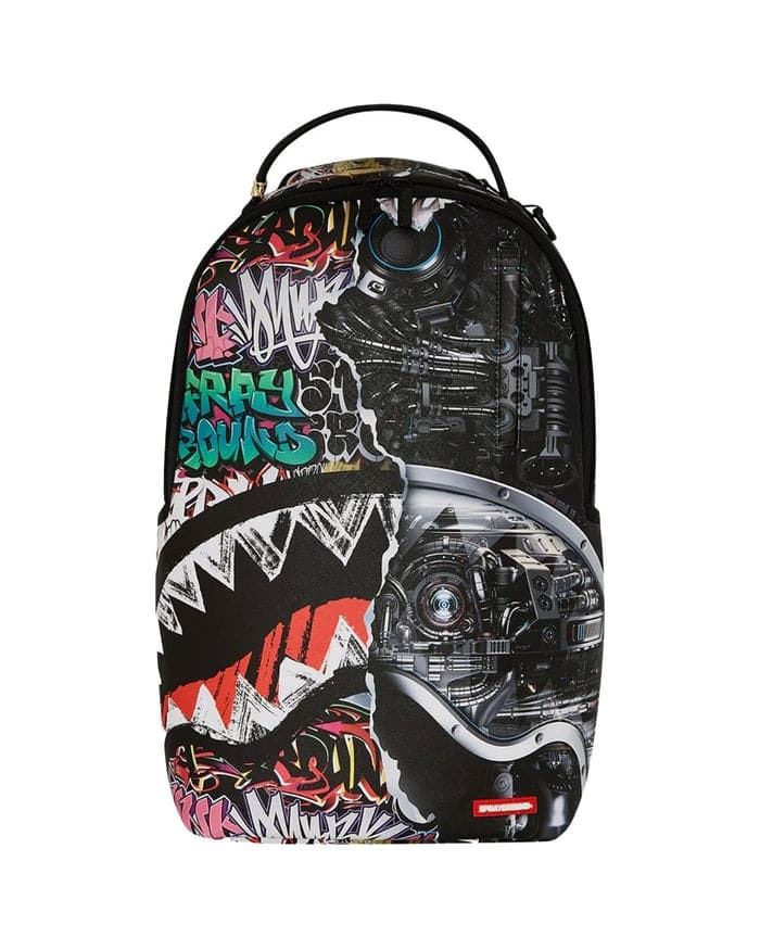 Mochila Sprayground Split Cybershark 910B7126NSZ - Imagen 5