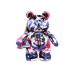 Mochila Sprayground Vandal couture Teddybear 910B5715NSZ blanco - Imagen 1