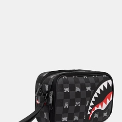 Neceser SPRAYGROUND 910B8914NSZ Gray Peeking Character Check Toiletry Brick - Imagen 2