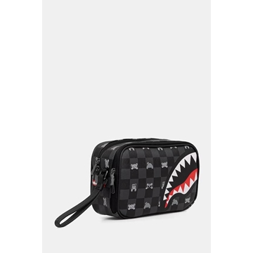 Neceser SPRAYGROUND 910B8914NSZ Gray Peeking Character Check Toiletry Brick - Imagen 2