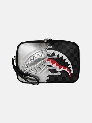 Neceser SPRAYGROUND 910B8928NSZ Silver Side Drip Toiletry Brick - Imagen 1