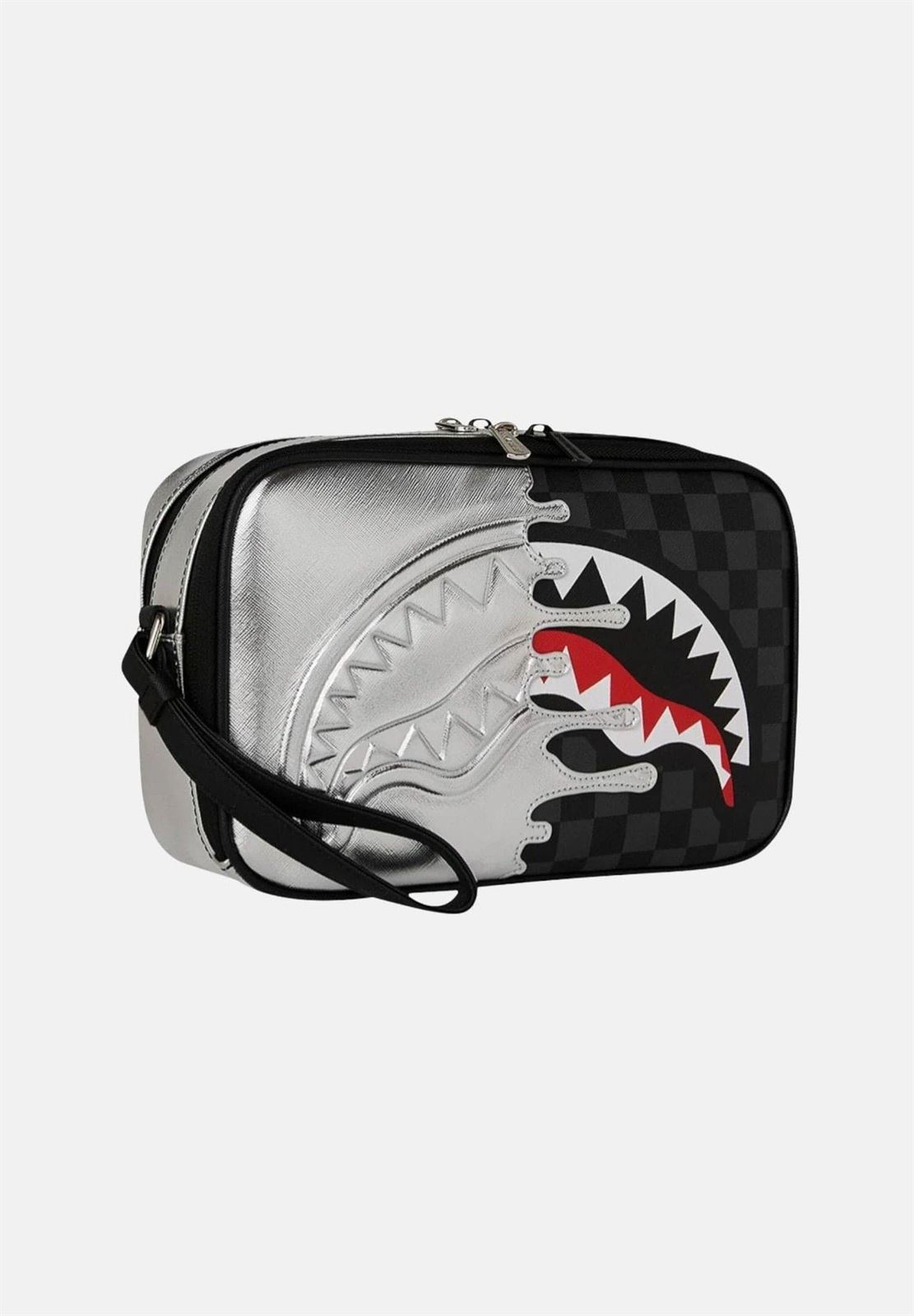 Neceser SPRAYGROUND 910B8928NSZ Silver Side Drip Toiletry Brick - Imagen 2