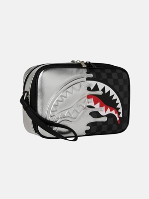 Neceser SPRAYGROUND 910B8928NSZ Silver Side Drip Toiletry Brick - Imagen 2