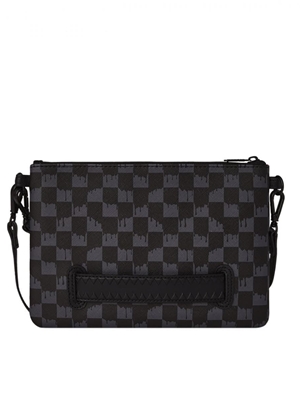 Neceser Sprayground Drip Check Shark Cross Clutch Strap - Imagen 2