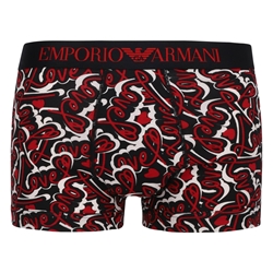 Pack 2 boxer EA7 Emporio Armani EM000253 AF14859 FC14859 print love/black - Imagen 1