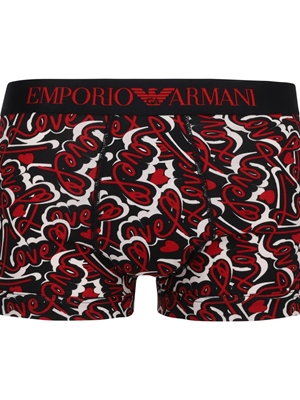 Pack 2 boxer EA7 Emporio Armani EM000253 AF14859 FC14859 print love/black - Imagen 1