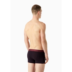 Pack 2 boxer Emporio Armani 111210 3F504 56636 st fiori/borgogna - Imagen 2