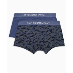 Pack 2 boxer Emporio Armani 111210 3F504 56736 camou/indigo - Imagen 1