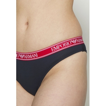 Pack 2 Bragas Emporio Armani WOMAN KNITTED UNDERWEAR SET 163334 2R227 00135MARINE - Imagen 2