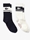 Pack 2 Calcetines Lacoste RA6344-00 HHW marine/blanc - Imagen 1