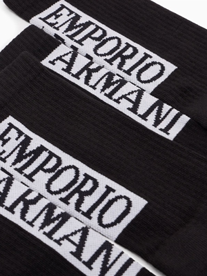 Pack 2 Calcetines Largos Emporio Armani EM000543 AF18263 MC105 - Imagen 2
