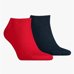 Pack 2 calcetines Tommy Hilfiger 342023001 085 red/navy - Imagen 1