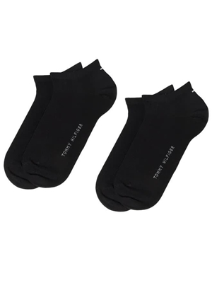 Pack 2 calcetines TOMMY HILFIGER 342023001 200 Black - Imagen 1