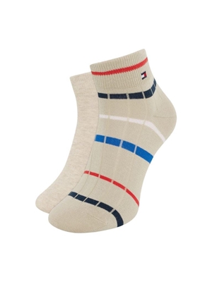 Pack 2 calcetines TOMMY HILFIGER 70123801 002 sand - Imagen 1