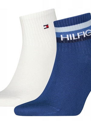 Pack 2 calcetines TOMMY HILFIGER 701238497 004 quarter sport blue - Imagen 2