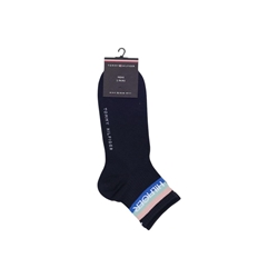 Pack 2 calcetines TOMMY HILFIGER 701238497 005 quarter sport navy - Imagen 1