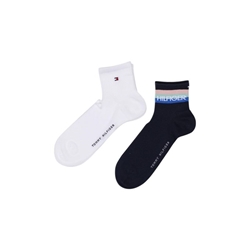 Pack 2 calcetines TOMMY HILFIGER 701238497 005 quarter sport navy - Imagen 2