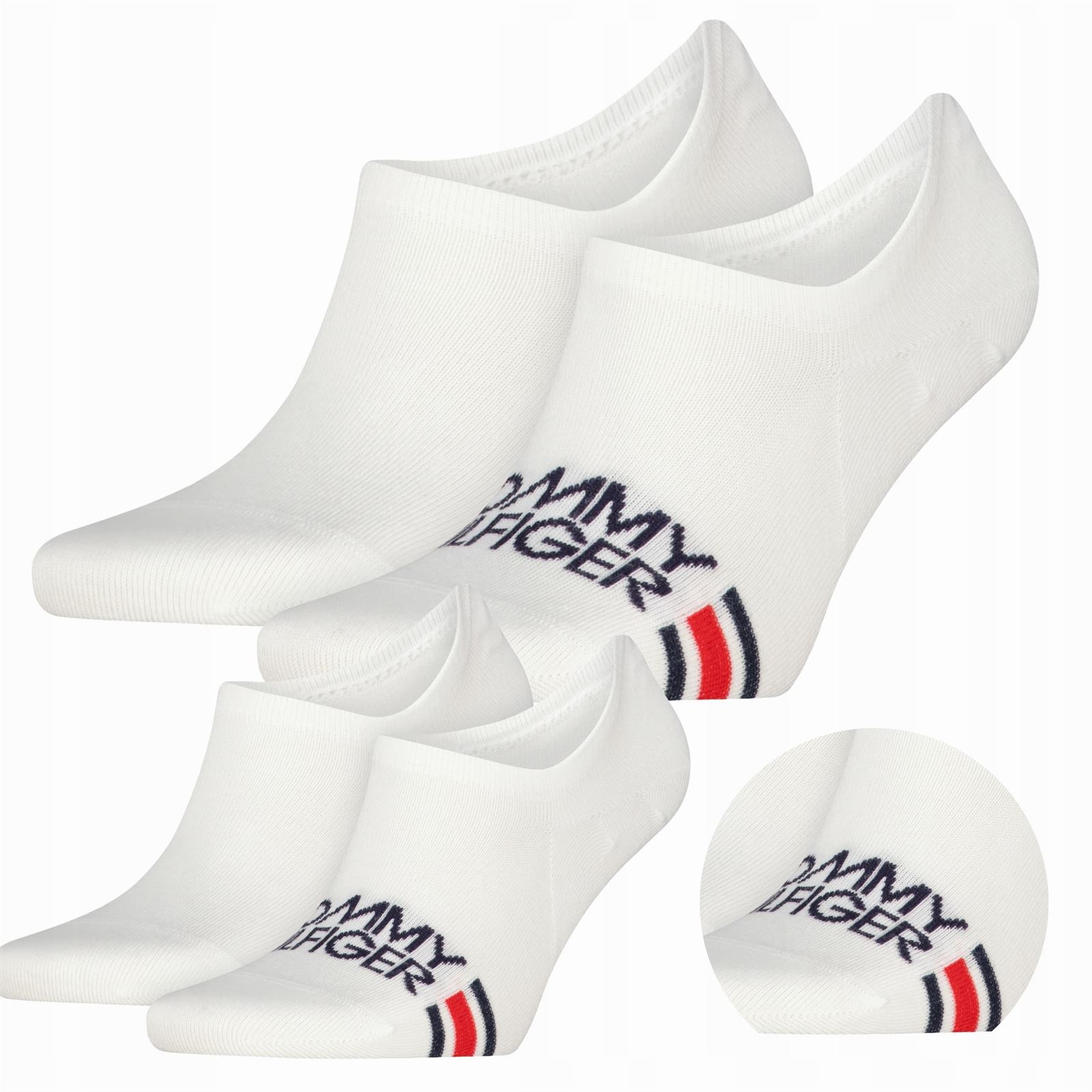 Pack 2 calcetines TOMMY HILFIGER 701238503 001 white - Imagen 1