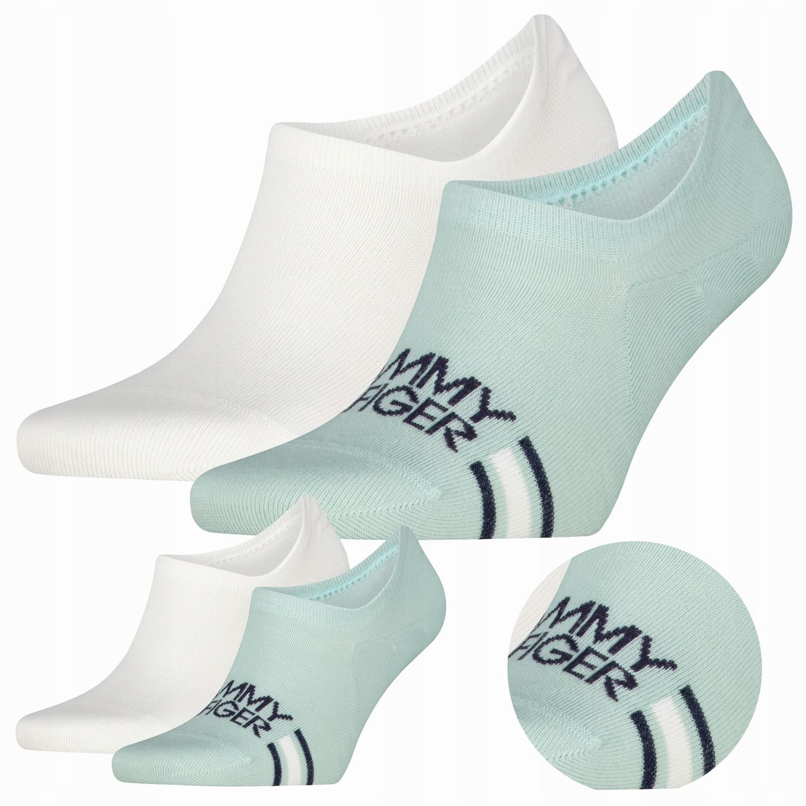 Pack 2 calcetines TOMMY HILFIGER 701238503 002 fresh green - Imagen 1