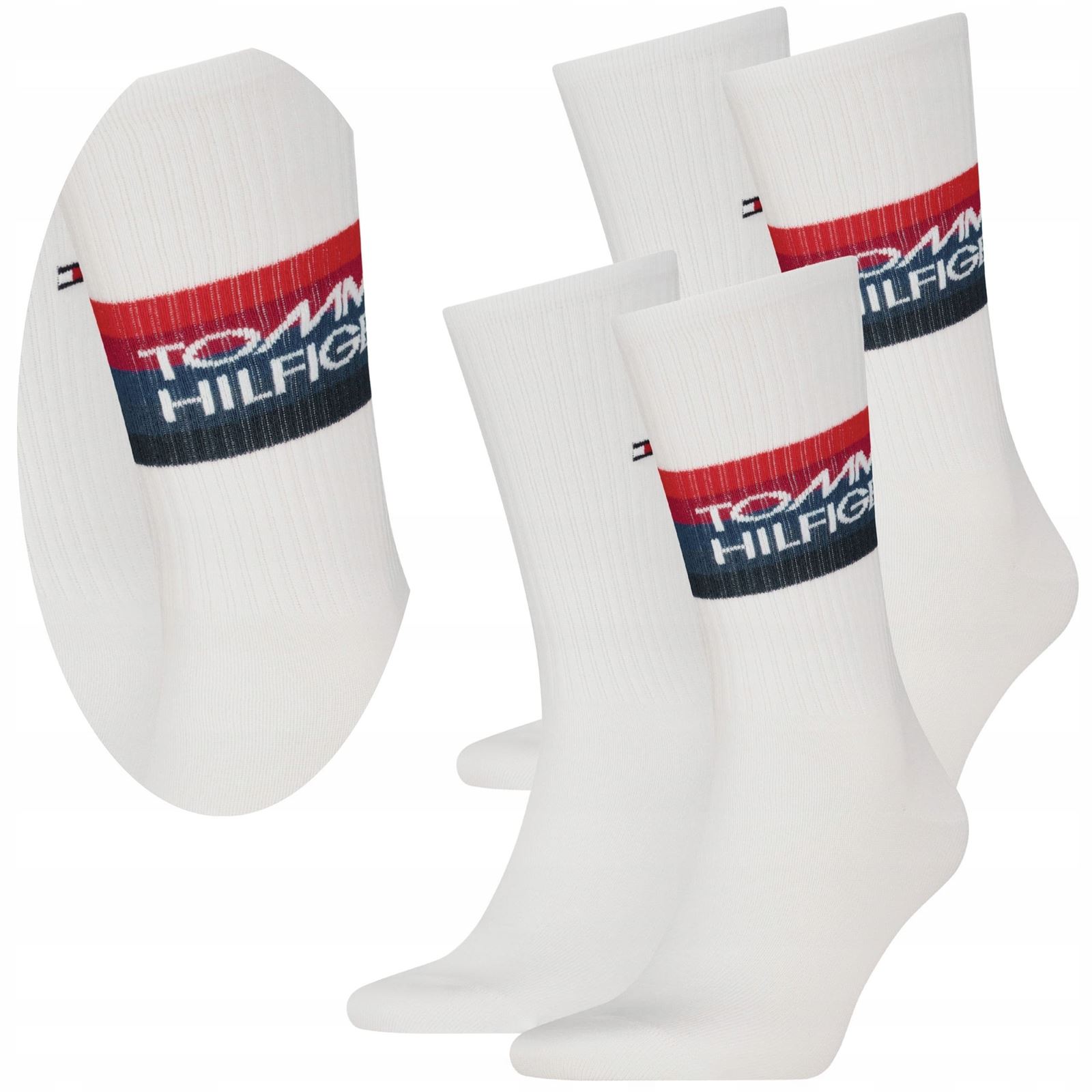 Pack 2 calcetines TOMMY HILFIGER 701238621 001 white - Imagen 1