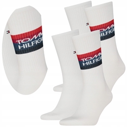 Pack 2 calcetines TOMMY HILFIGER 701238621 001 white - Imagen 1
