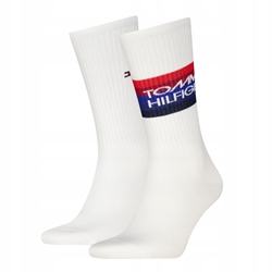 Pack 2 calcetines TOMMY HILFIGER 701238621 001 white - Imagen 2