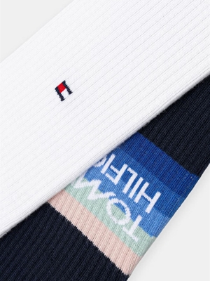 Pack 2 calcetines TOMMY HILFIGER 701238621 004 navy - Imagen 2