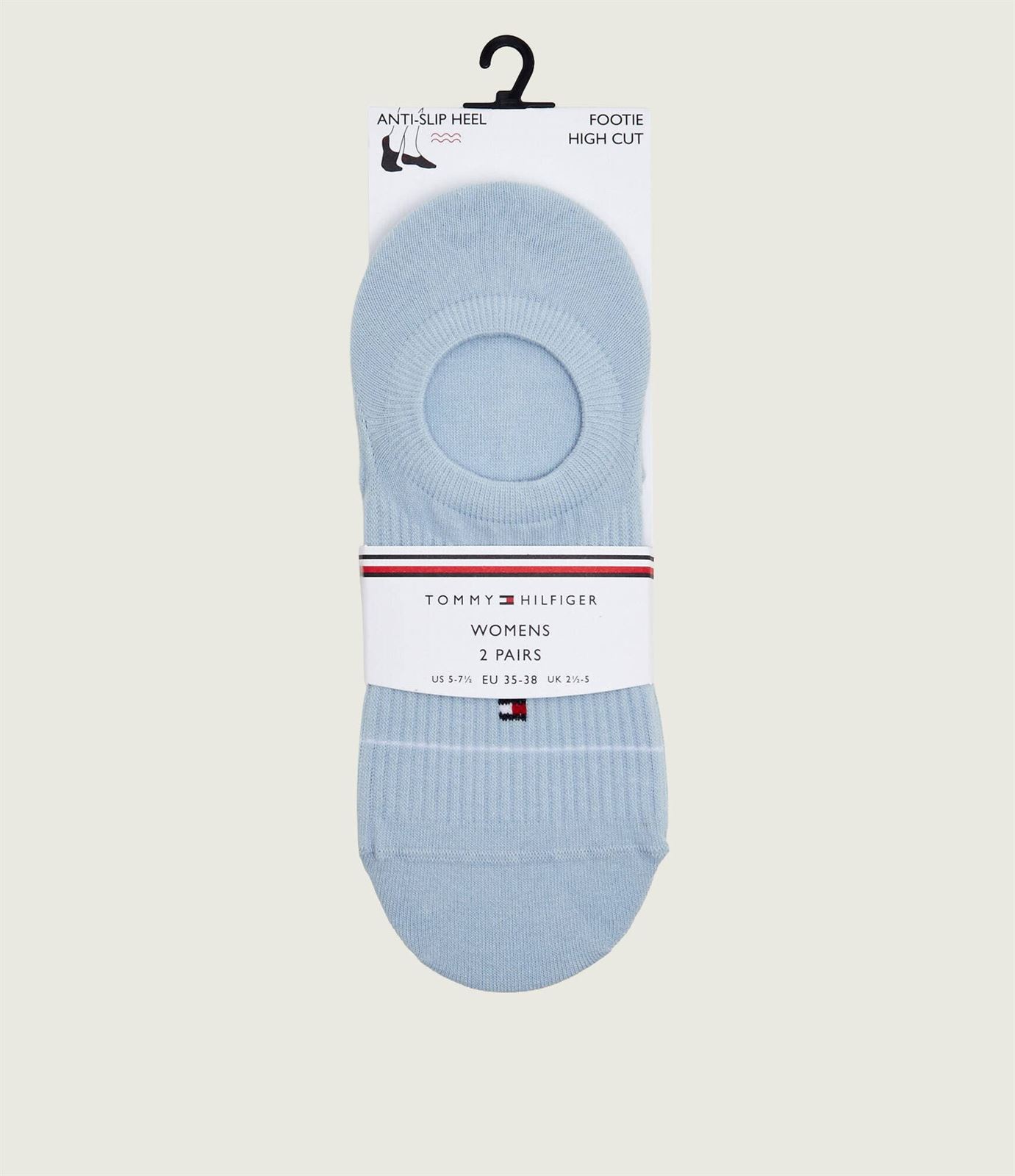 Pack 2 calcetines TOMMY JEANS 701238780 003 coral - Imagen 2