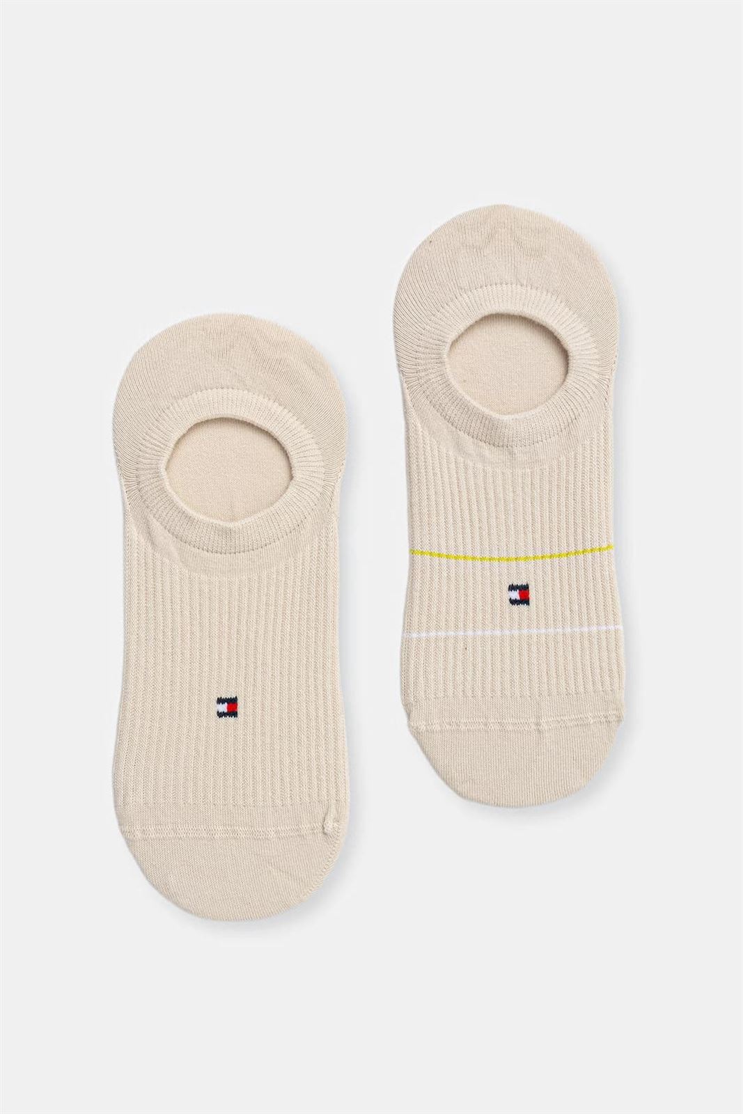 Pack 2 calcetines TOMMY JEANS 701238780 005 sand - Imagen 1
