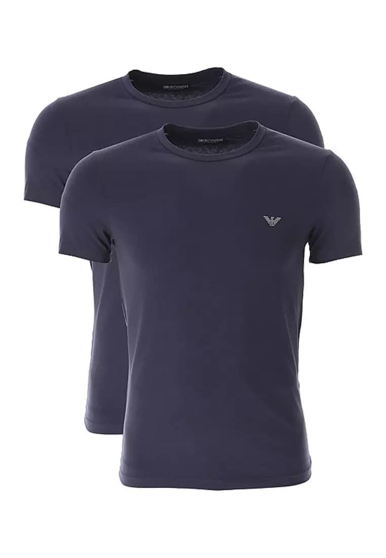 Pack 2 camiseta Emporio Armani 111267 3F720 70835 marine/marine - Imagen 1