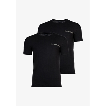 Pack 2 camiseta Emporio Armani 111267 3R717 23820 negro - Imagen 1