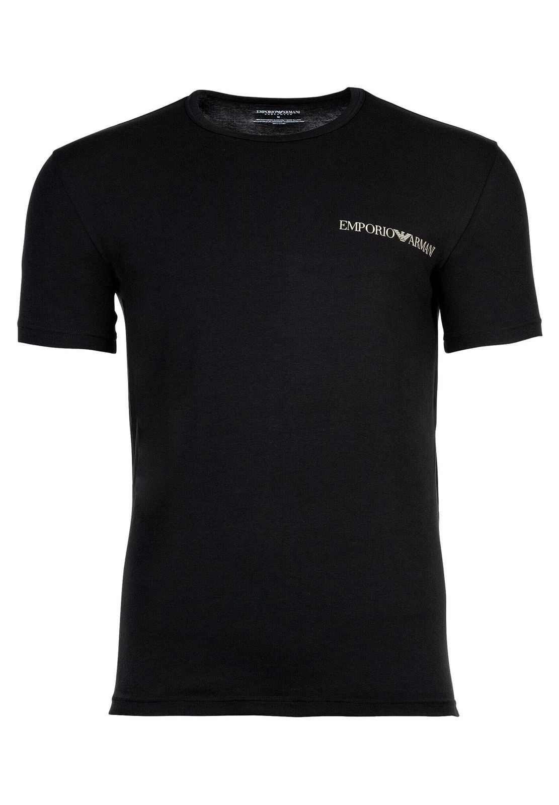 Pack 2 camiseta Emporio Armani 111267 3R717 23820 negro - Imagen 2