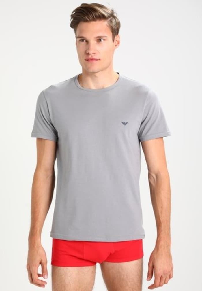 Pack 2 camisetas Emporio Armani 111267 3F720 07448 gris/marino - Imagen 2