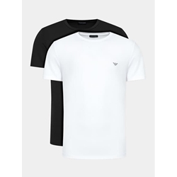 Pack 2 camisetas Emporio Armani 111267 3F720 10320 negro/blanco - Imagen 1